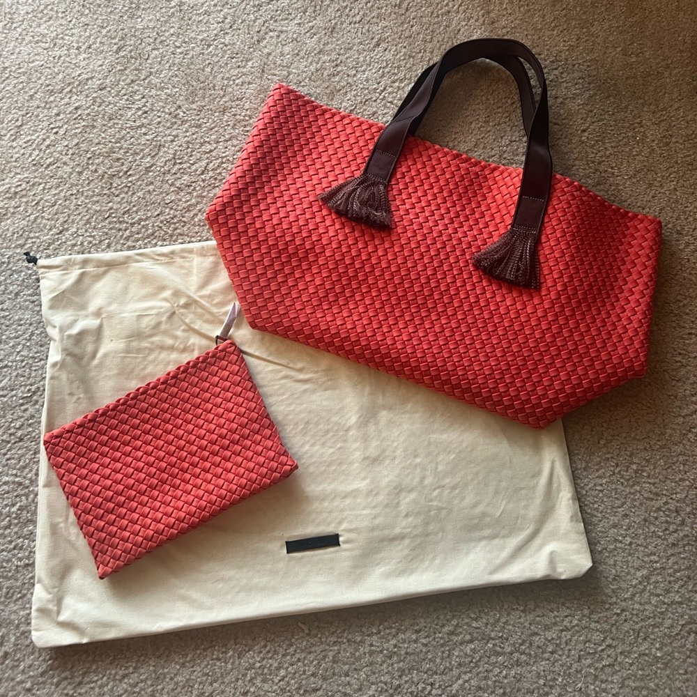 BRAND NEW WITH TAGS NAGHEDI TULUM LARGE TOTE BAG